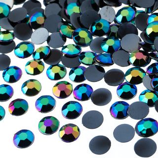 John Bead Craft Bead, 8mm (SS39), Black AB