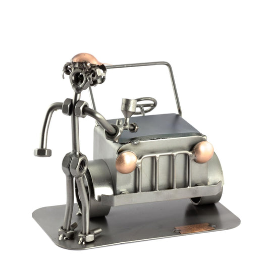 Steelman24 Figurine, 6,3 x 7,48 x 7,48, Metal