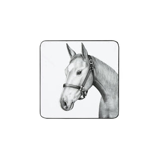 Pavilion Gift Company Drink Coaster, 4.25”, White, Gray