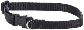 Lupine Pet Basics 1/2" Black 10-16" Adjustable Collar for Small Dogs
