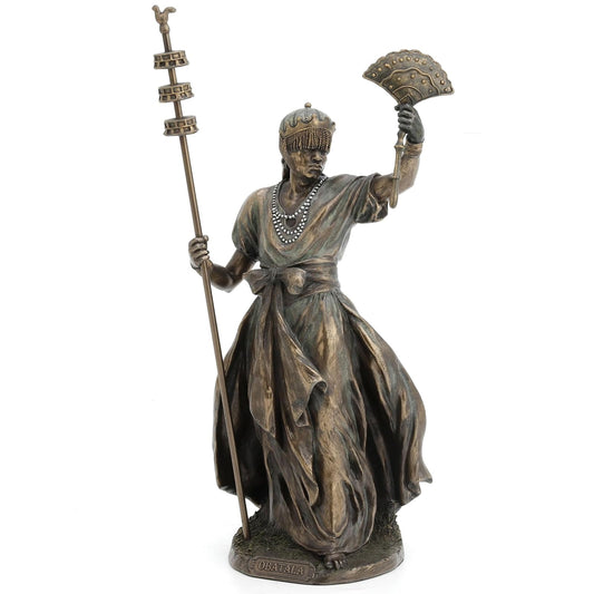 Unicorn Studio African God of Creation of Man Kind Obatala Statue Orisha Voodoo Santeria Yoruba