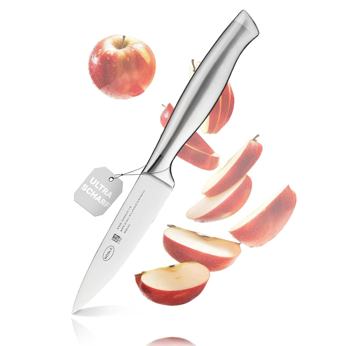 Rösle Kitchen Knife, 3.5", Stainless Steel