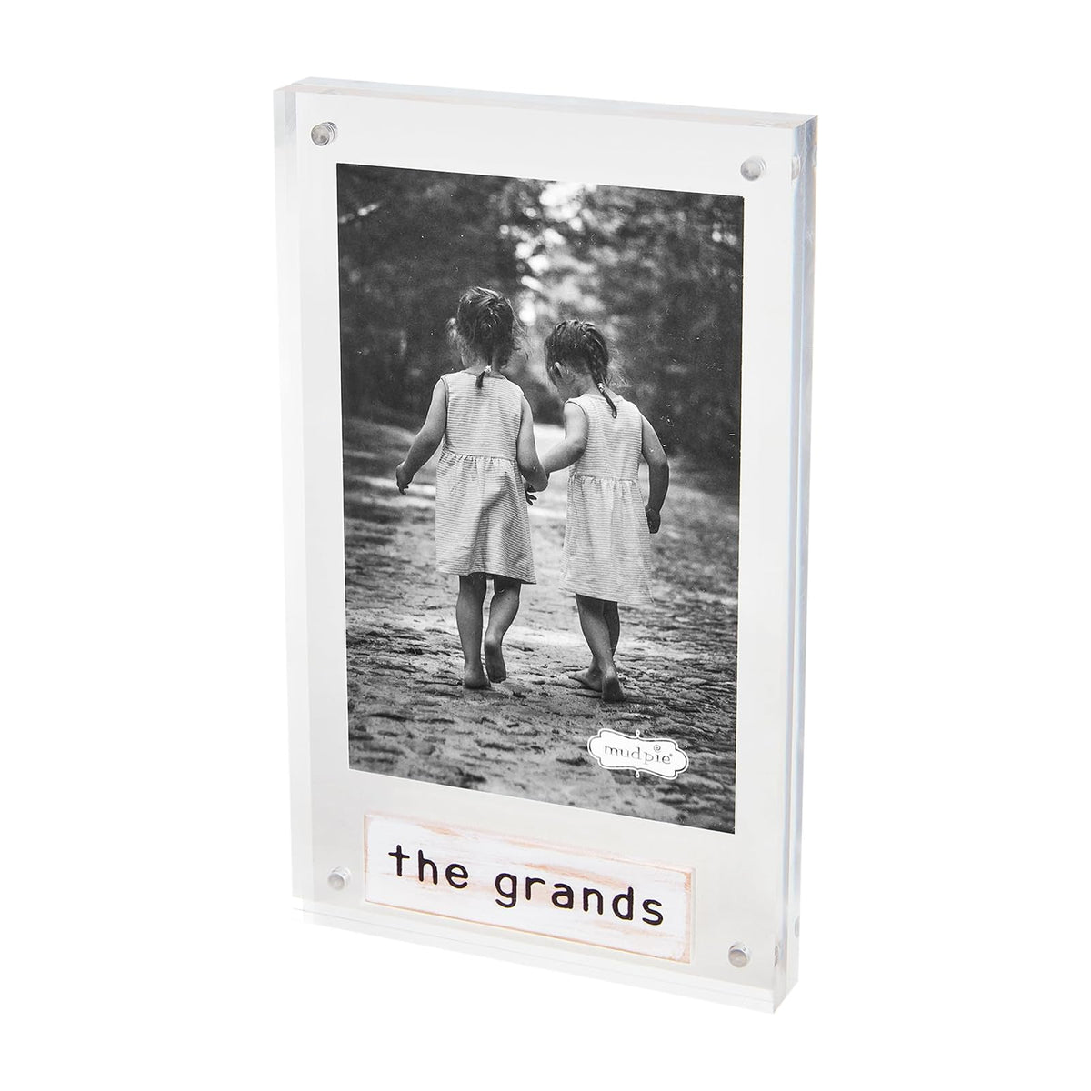 Mud Pie Picture Frame, 8 1/4" x 5", White
