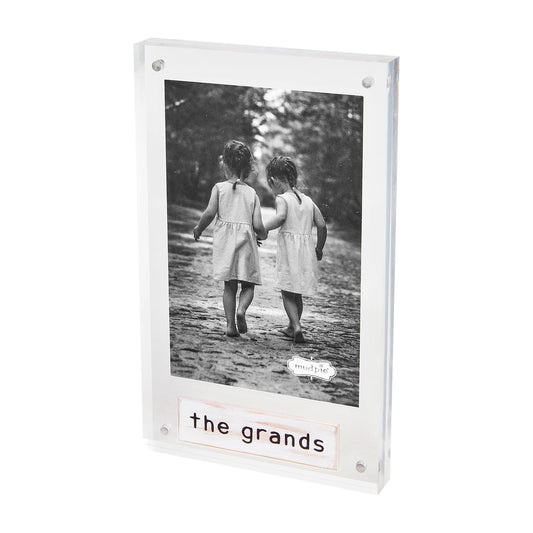 Mud Pie Picture Frame, 8 1/4" x 5", White