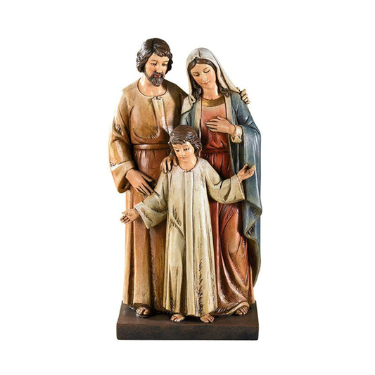 Christian Brands Avalon Gallery Holy Family Statue Resin 8 Inches High