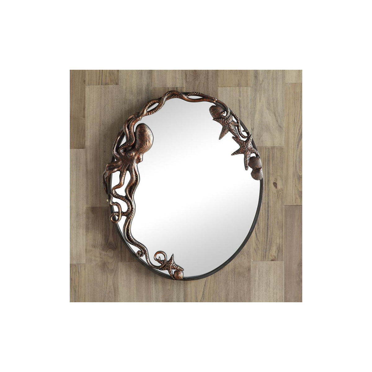 SPI Home Mirror, 26"L x 21.5"W, Coppery Bronze