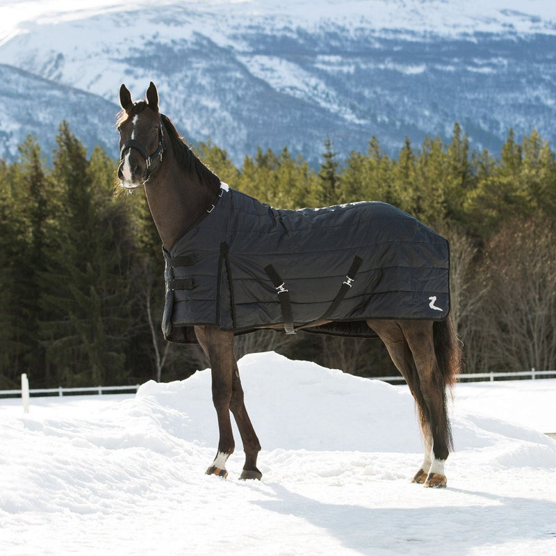 HORZE Nevada Heavy Weight Stable Blanket 400g - Black - 78 in