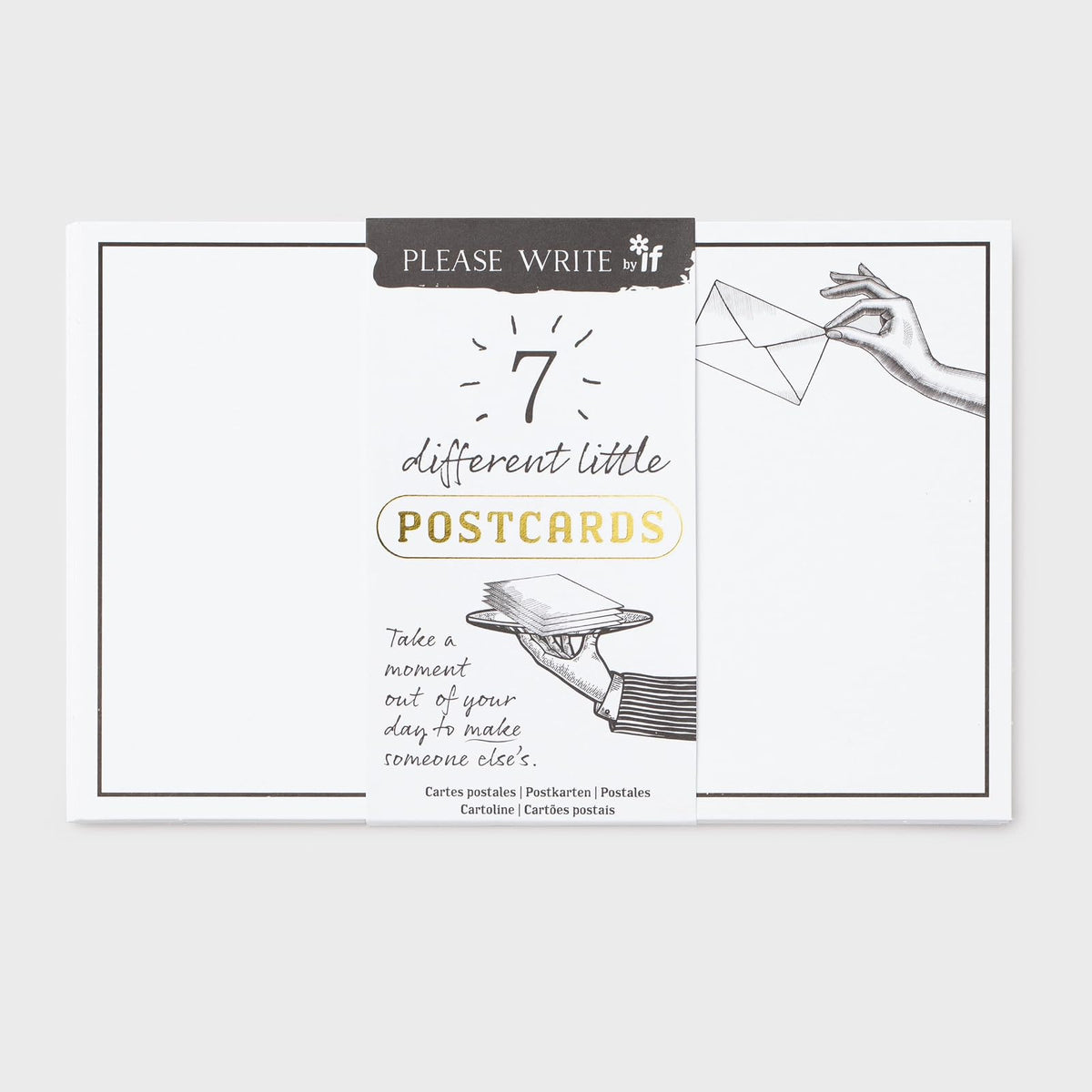 IF Greeting Card, Ivory, LITTLE POSTCARDS