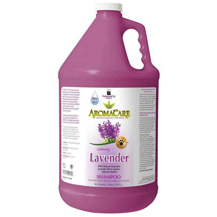 PPP AromaCare Calming Lavender Dog Shampoo, 1-Gallon