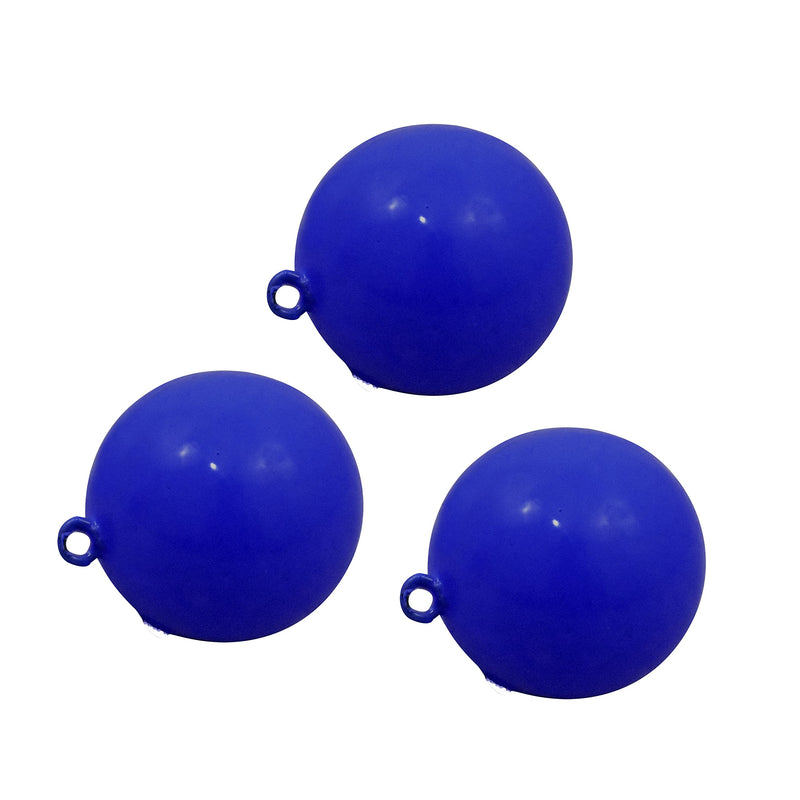 3 Pack Salmon Cannonball Weight Lead Downrigger Sinker (Blue)