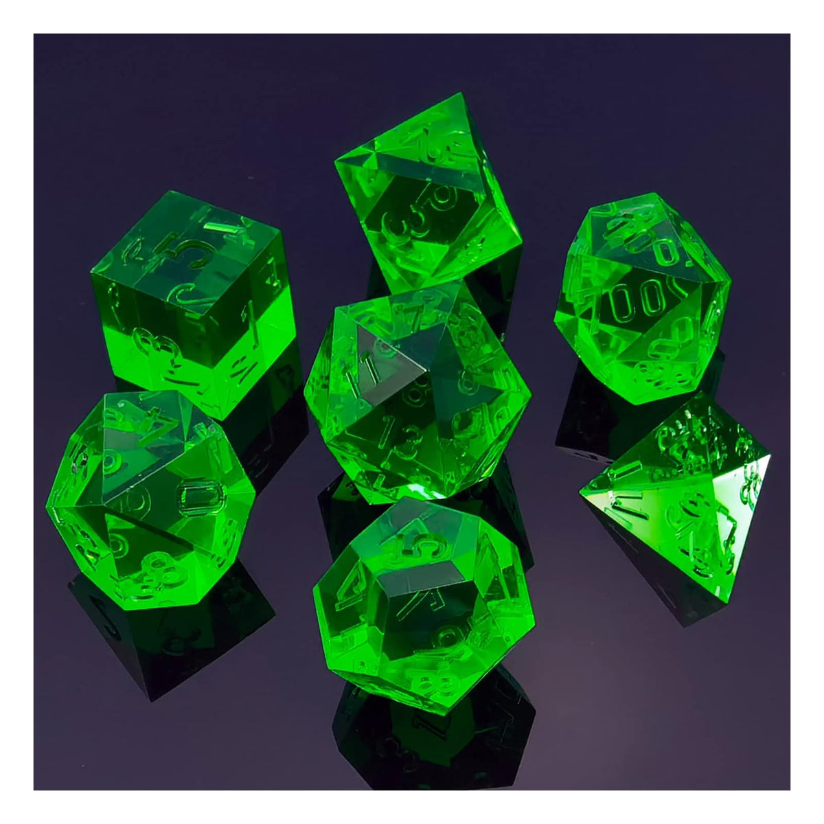 BESCON DICE Game Dice, 16mm, Emerald