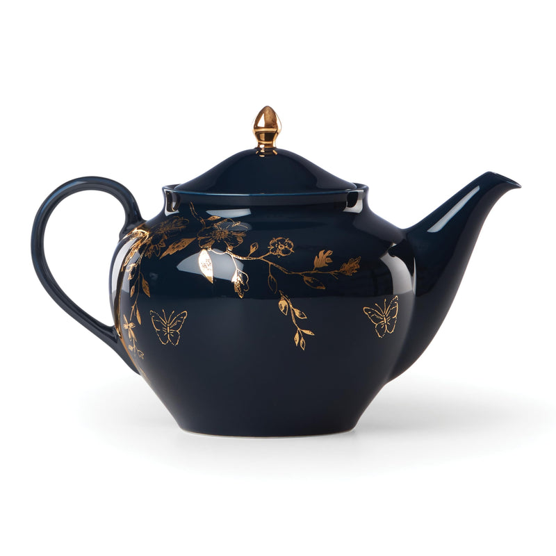 Lenox Sprig & Vine Teapot, 1.95 LB, Blue