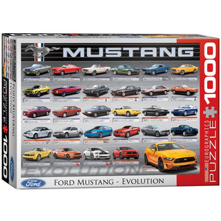 EuroGraphics Ford Mustang Evolution 50th Anniversary Puzzle (1000-Piece) (6000-0684)