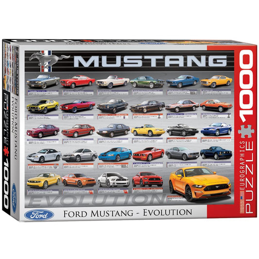 EuroGraphics Ford Mustang Evolution 50th Anniversary Puzzle (1000-Piece) (6000-0684)