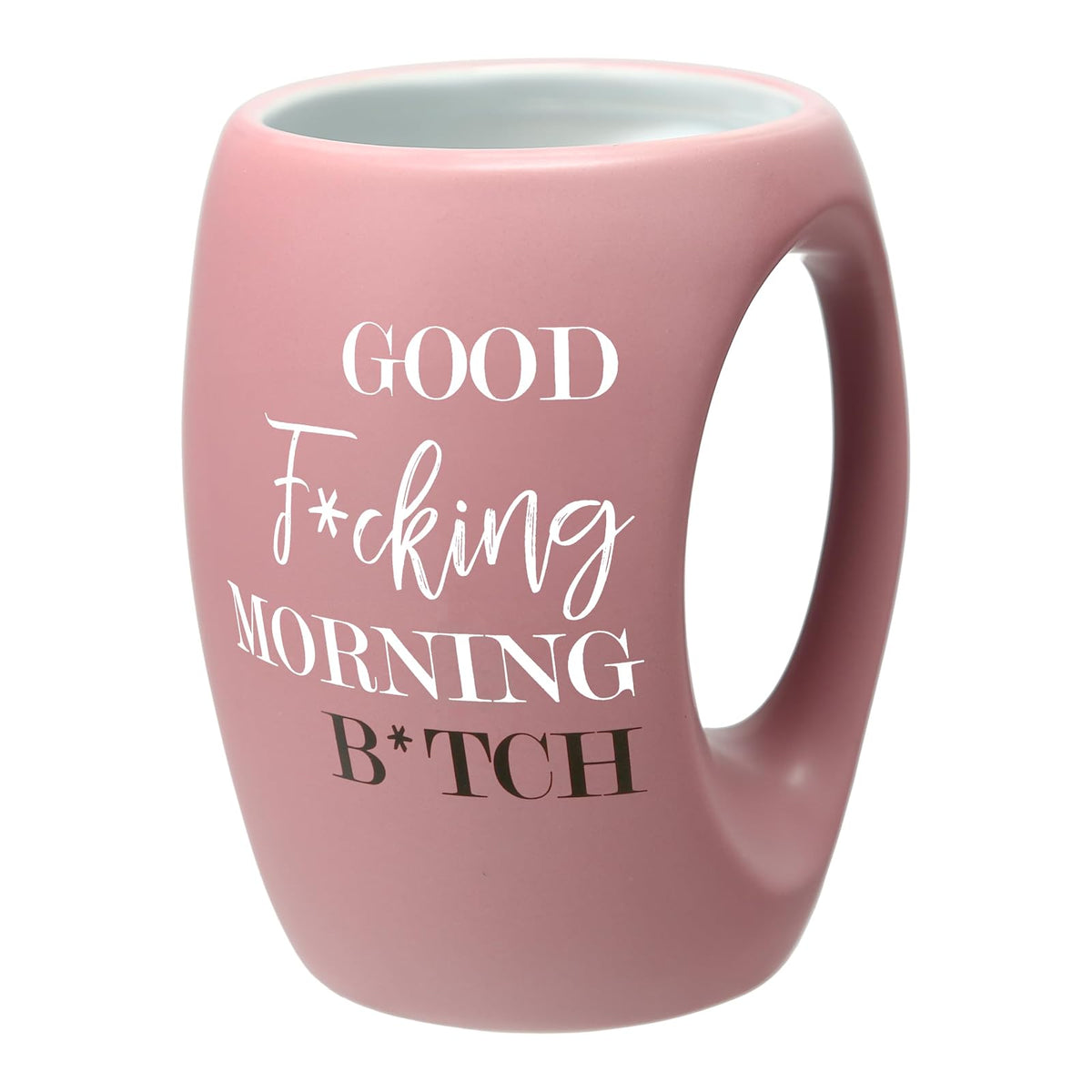 Pavilion Gift Company Drinking Cup, 16 Ounces, Pink, White, Black