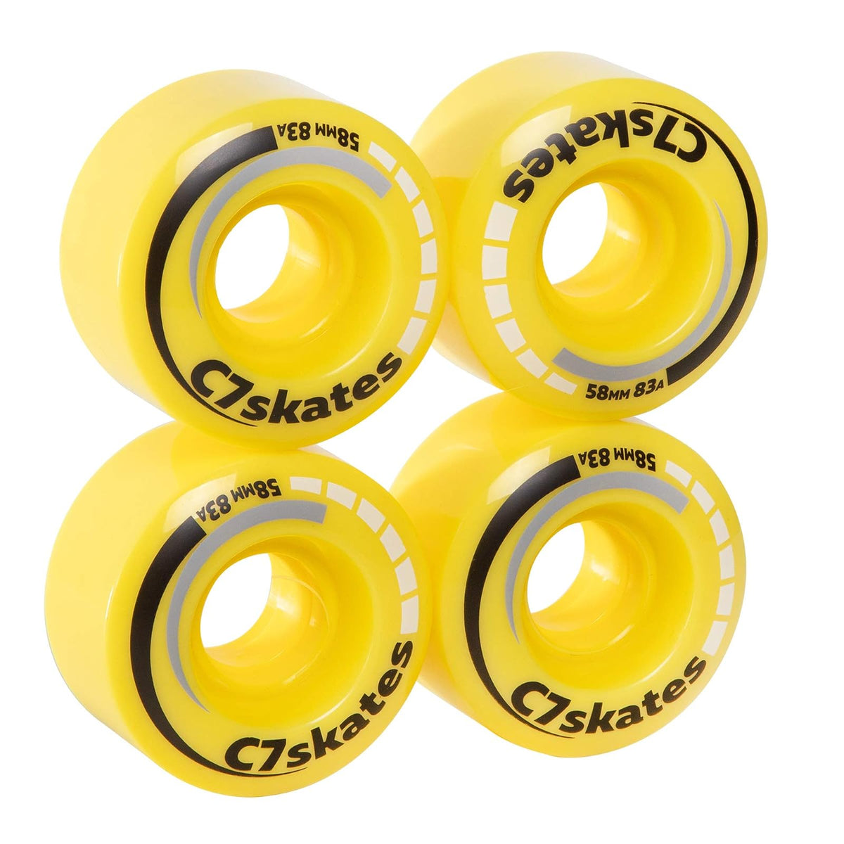 C SEVEN Skateboard Wheel, 58 mm x 33 mm, Lemonpop