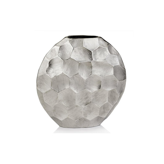 Modern Day Accents Vase, 12 x 2 x 12, Silver