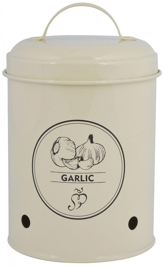 Esschert Design C2068 Garlic Storage Tin, Metal