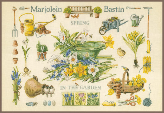 Counted Cross Stitch kit Spring in The Garden