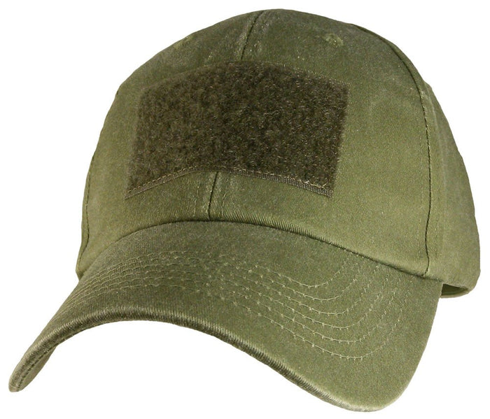 Eagle Crest OD Green 2" x 3" Hook & Loop Front Patch Hat / OD Green Baseball Cap 6418
