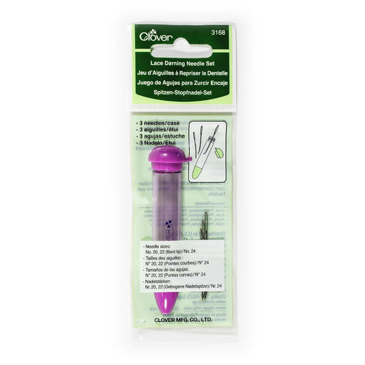 Clover 3168 Needlecraft Lace Darning Needle Set