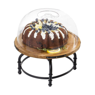 Tablecraft Dishware Plate, Rotating 13" dia, Brown