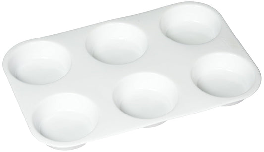 Mont Marte Deep Well Plastic Paint Palette 6 Holes, Great For Painting