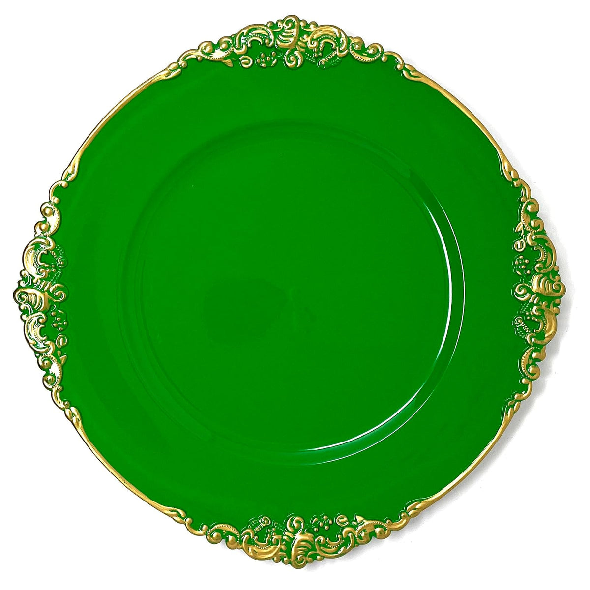 allgala Dishware Plate, Large, Floral Green