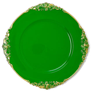 allgala Dishware Plate, Large, Floral Green