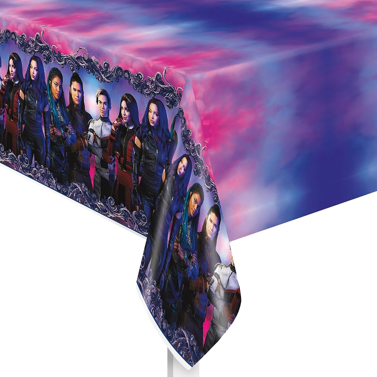 Unique Industries Disney Descendants 3 Rectangular Plastic Tablecover - 1 Pc - one size