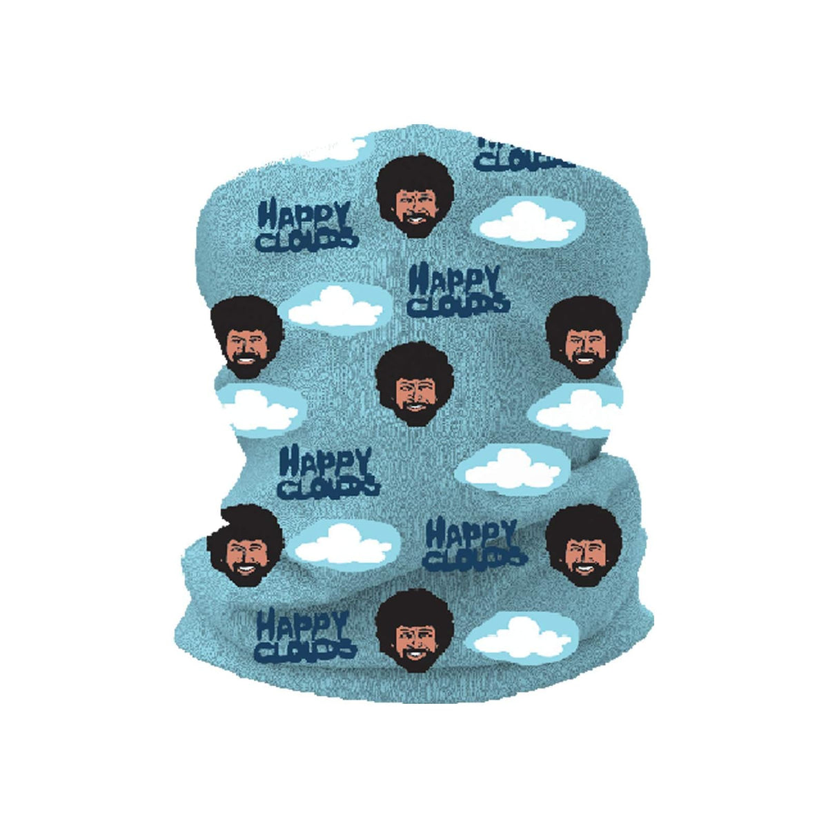 ooohyeah Apparel Head Neck Covering, One Size, Happy Clouds Bloom