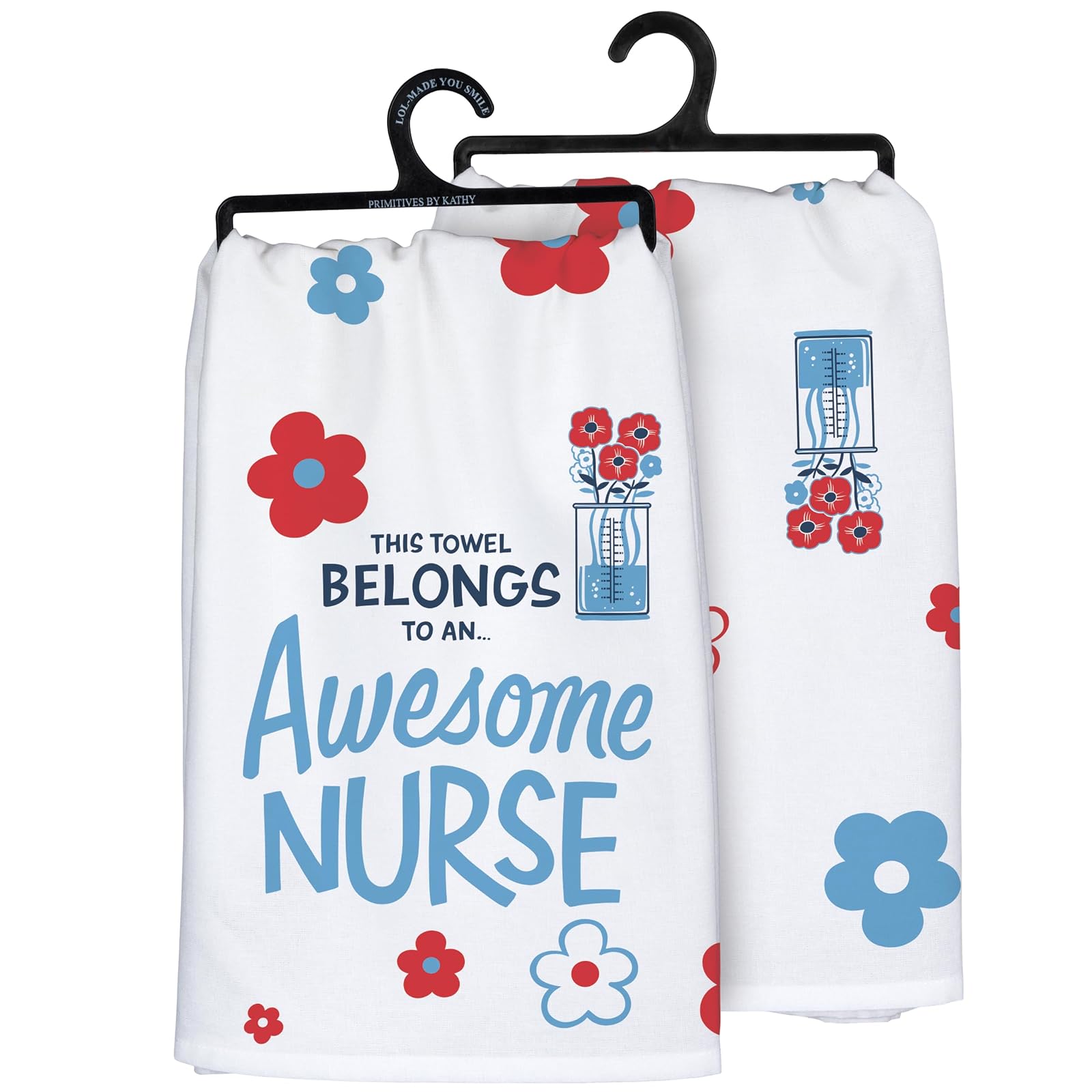 Primitives by Kathy 111079 Kitchen Towel Awesome Nurse, 28-inch