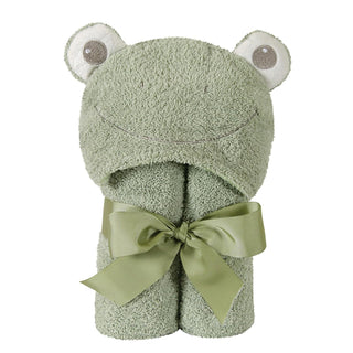 Creative Brands Stephan Baby Terry Plush Hooded Bath Towel, Frog, 0-24 Months