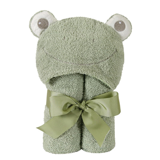 Creative Brands Stephan Baby Terry Plush Hooded Bath Towel, Frog, 0-24 Months