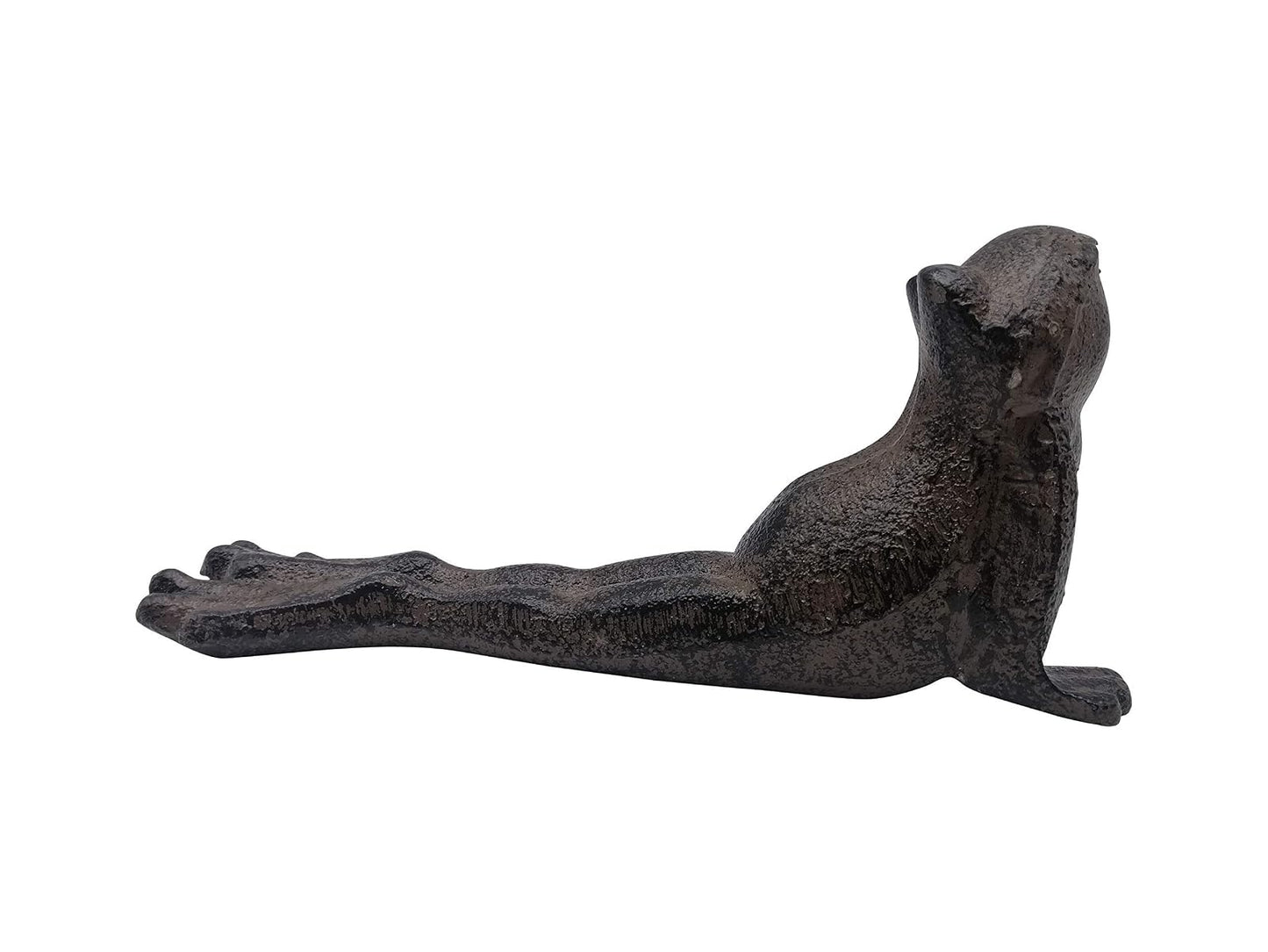 Comfy Hour Frog Door Stop, Cast Iron Yoga Frog Door Stopper, 1 Pc
