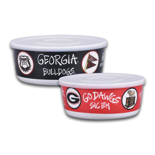 Magnolia Lane 20168 University of Georgia Melamine Con, Set of 2