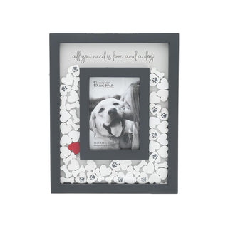 Pavilion Gift Company Picture Frame, 8X10, Gray, White, Red