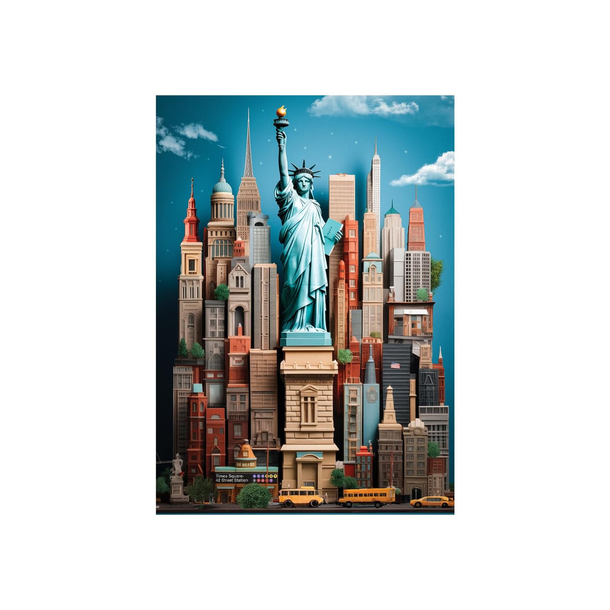 Anatolian Puzzles, 1500 pieces, 33.5x23.6 inches, New York, 1500 Piece Puzzle, #