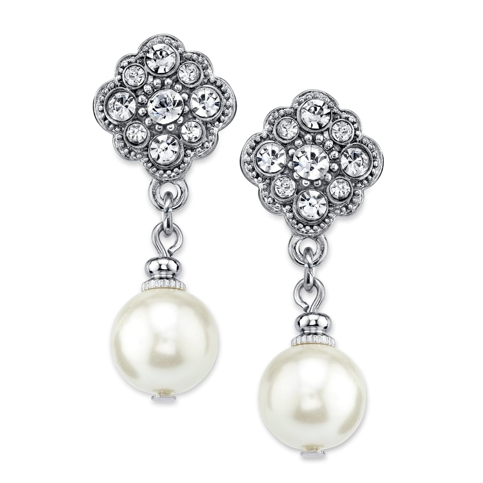 1928 Jewelry 1928 Bridal Amore Simulated Pearl Drop Earrings