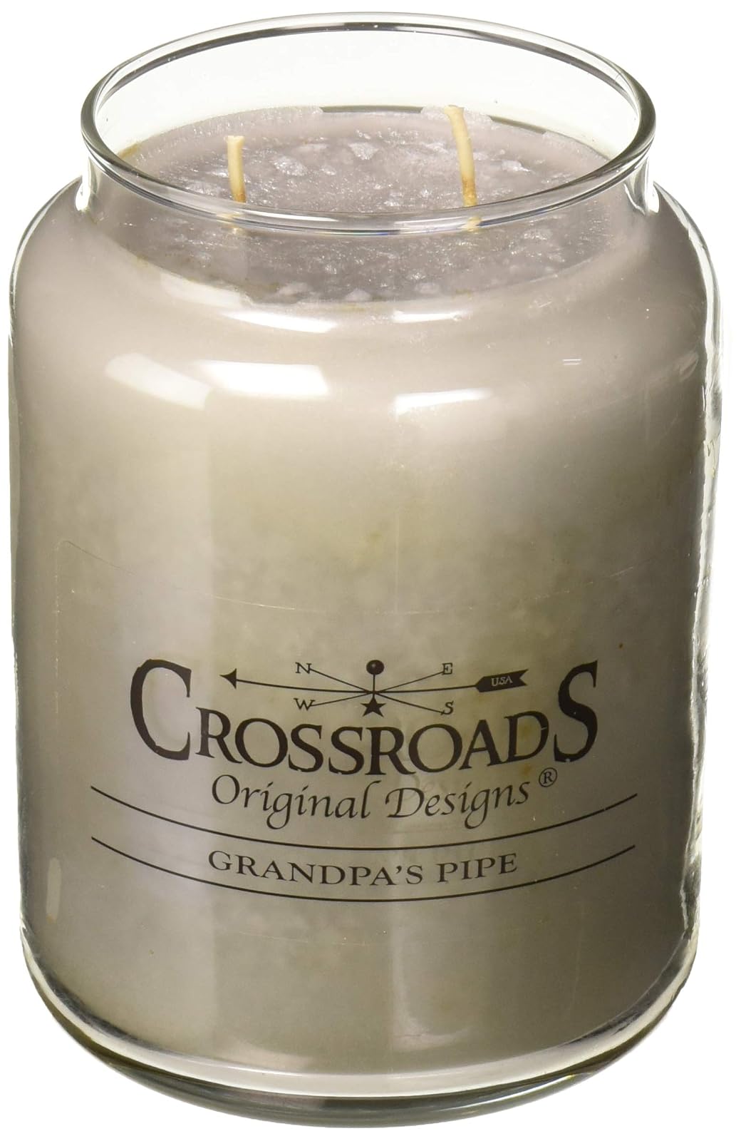 Crossroads Grandpa's Pipe Scented 2-Wick Candle, 26 Ounce