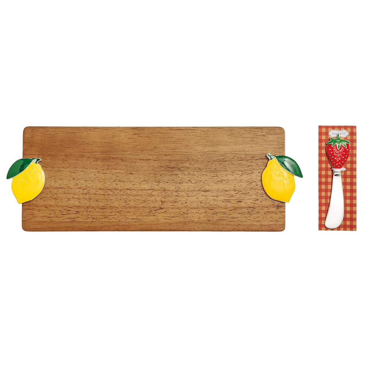 Mud Pie Tray, 5 1/2" x 15", Yellow