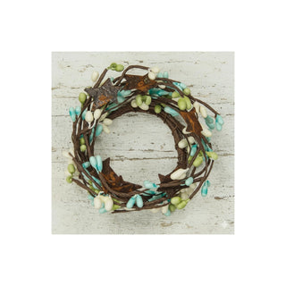 CWI Gifts Wreath, Teal, Green, and Ivory