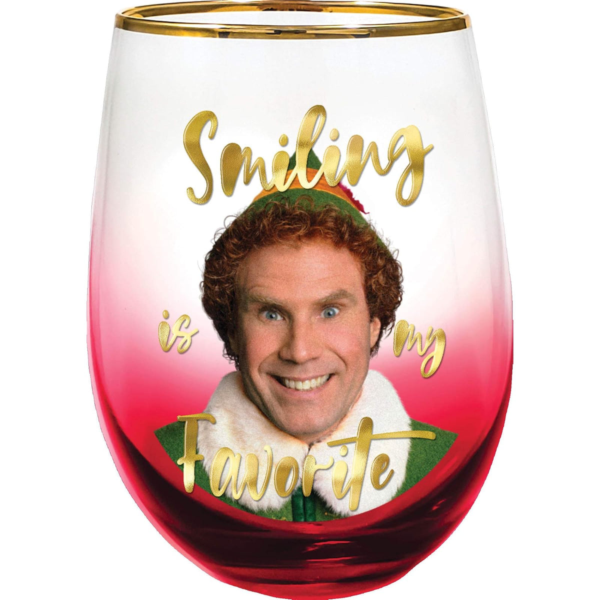 Spoontiques Drinking Cup, 20 Ounces, Elf Smiling
