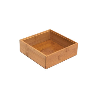Lipper International 8183S Bamboo 6-by-6-Inch Stackable Organization Box
