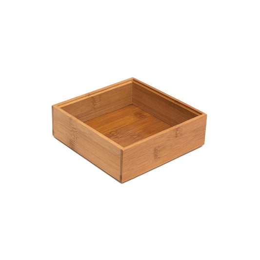 Lipper International 8183S Bamboo 6-by-6-Inch Stackable Organization Box
