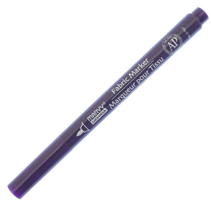 Uchida 522-C-61 Marvy Fine Point Fabric Marker, Dark Violet