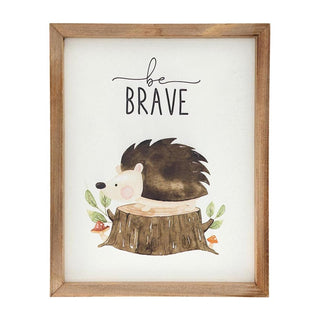 P. Graham Dunn Wall Art, 10"L x 8"W, Be Brave