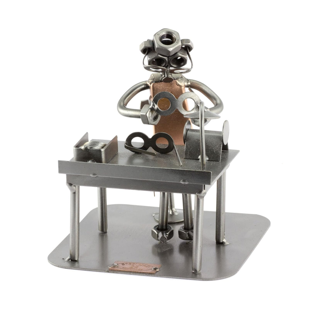 Steelman24 Figurine, 5,12 x 4,33 x 4,72, Metal
