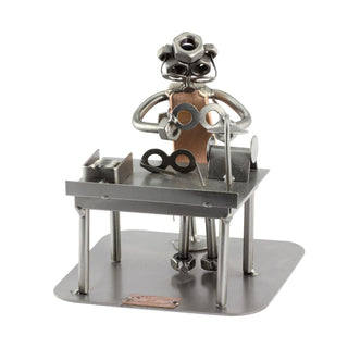 Steelman24 Figurine, 5,12 x 4,33 x 4,72, Metal