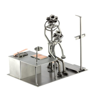 Steelman24 Figurine, 7,87 x 7,87 x 3,15, Metal